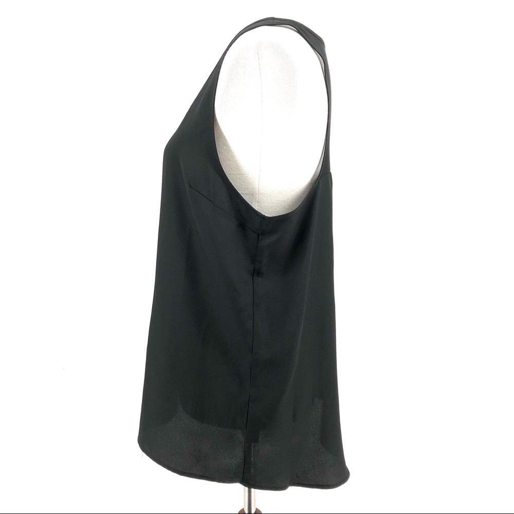Sheer Black Sleeveless Top, Size L - Picture 3 of 8